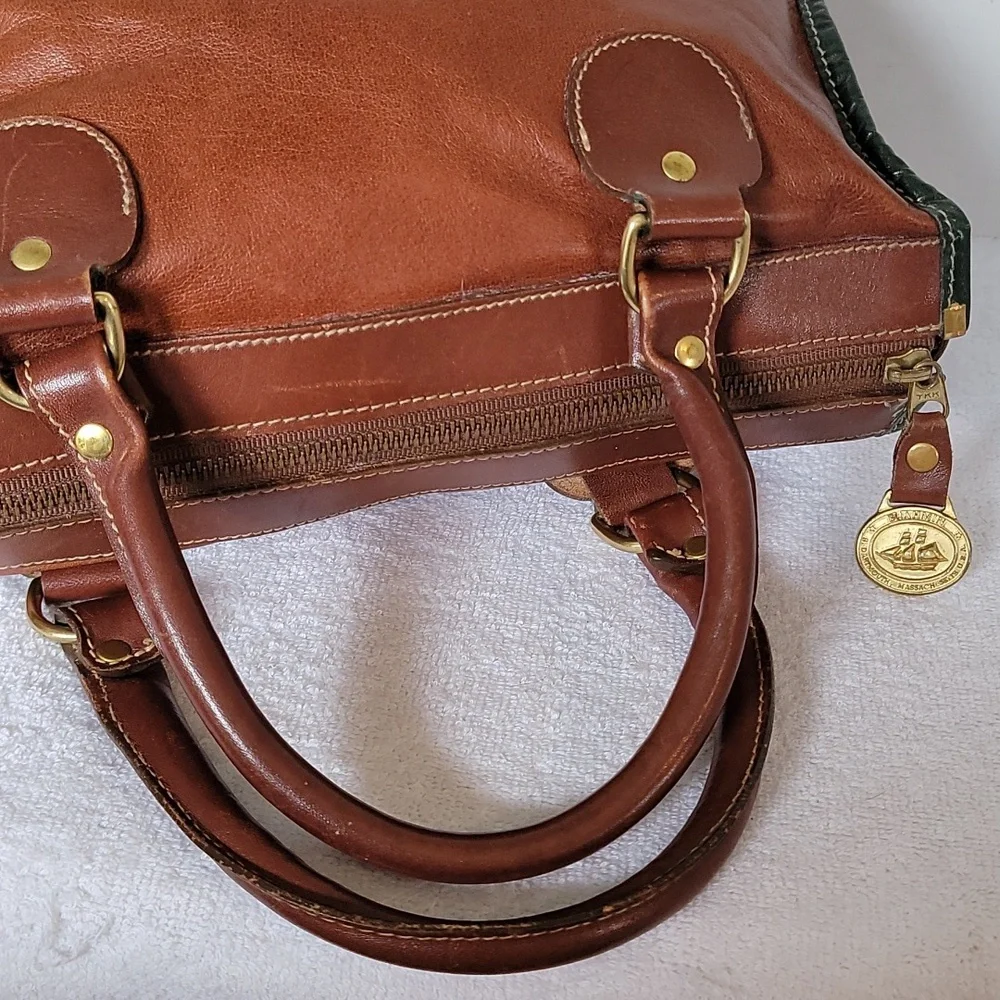 Brahmin vintage brown leather handbag - Picture 14 of 16
